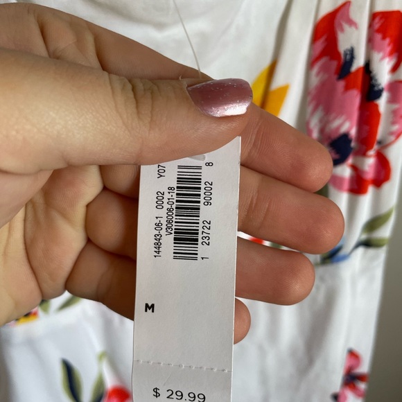 Old Navy Flower Print Dress Size Medium - Picture 5 of 5